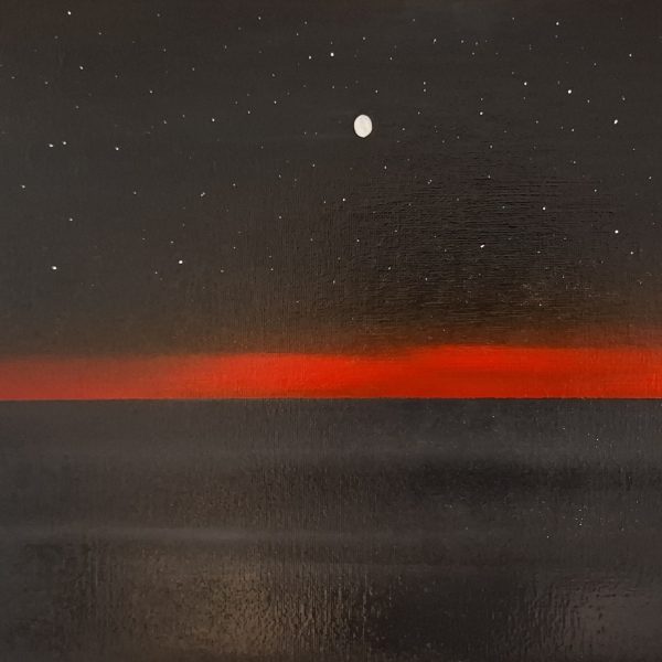 red sky at night